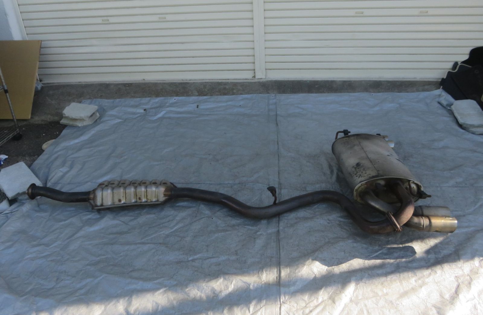 スバル インプレッサ WRX GRB STIマフラー 4本出し LA2789* スバル GRF