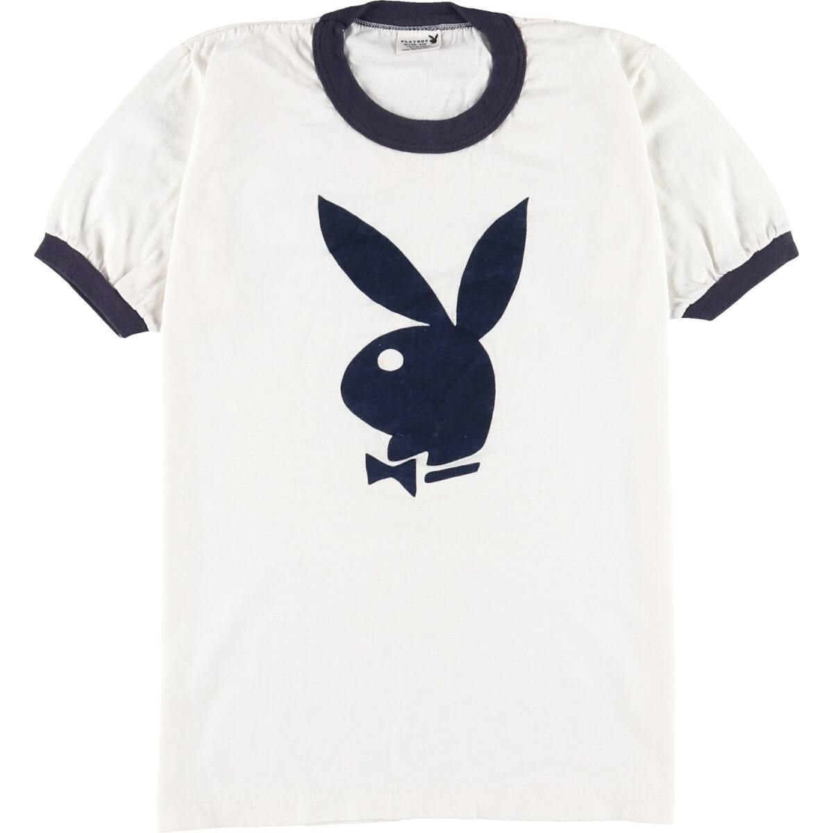 古着PLAYBOY　80年代　Tシャツ USA製 古着 70~80年代 プレイボーイ PLAYBOY リンガーTシャツ USA製