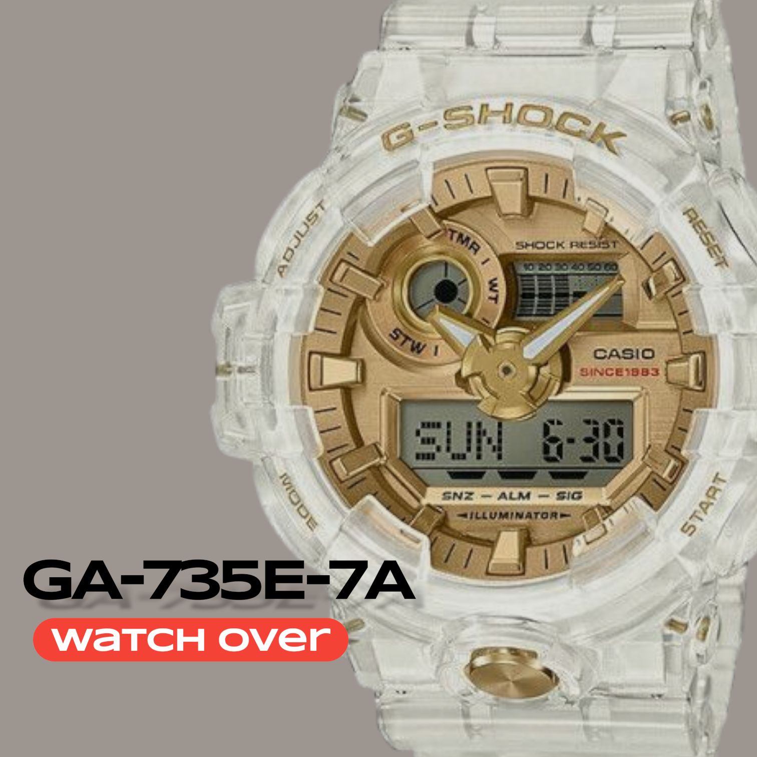G-SHOCK 新品 現物写真でチェック！ グレイシアゴールド 生産終了 