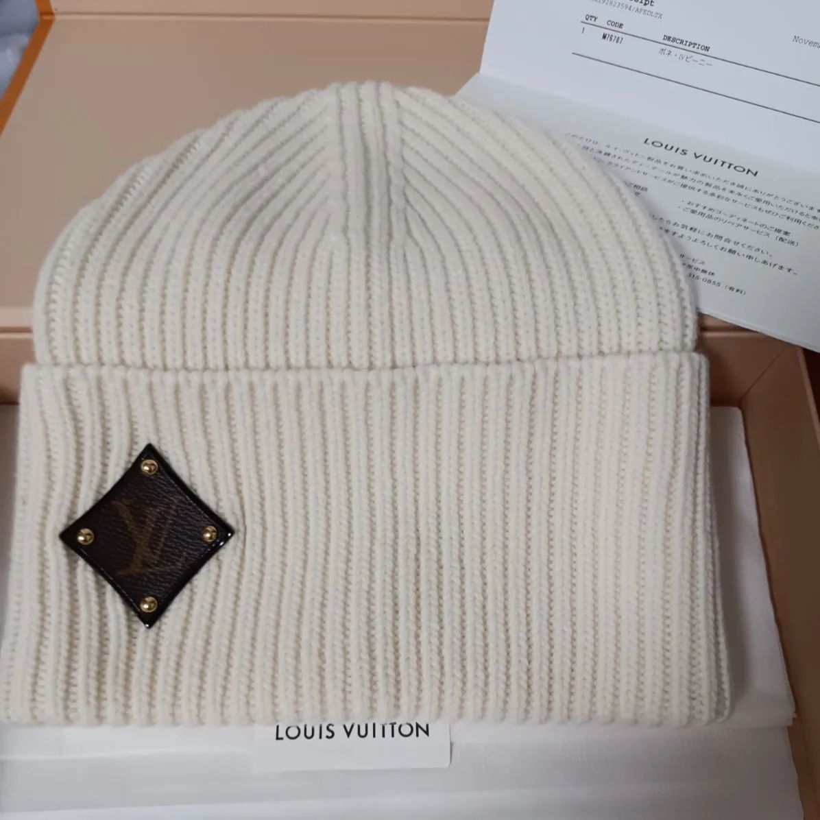 LOUIS VUITTON ルイヴィトン ボネ・LV ビーニー ニット帽 - メルカリ