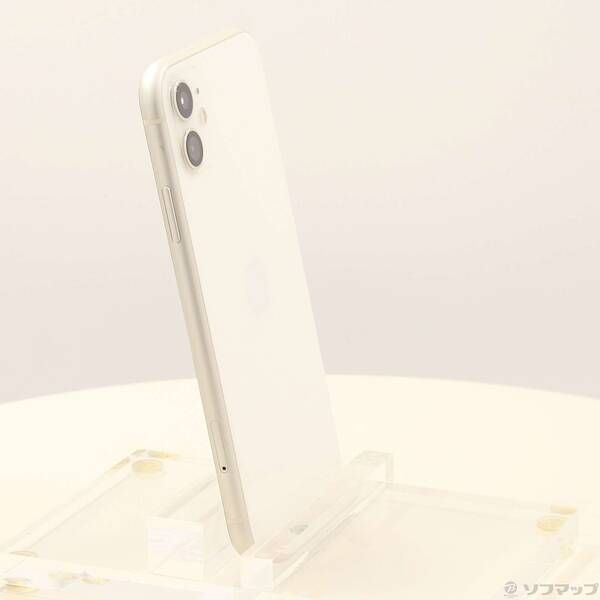 中古品〕 iPhone11 64GB ホワイト MHDC3J／A SIMフリー【262