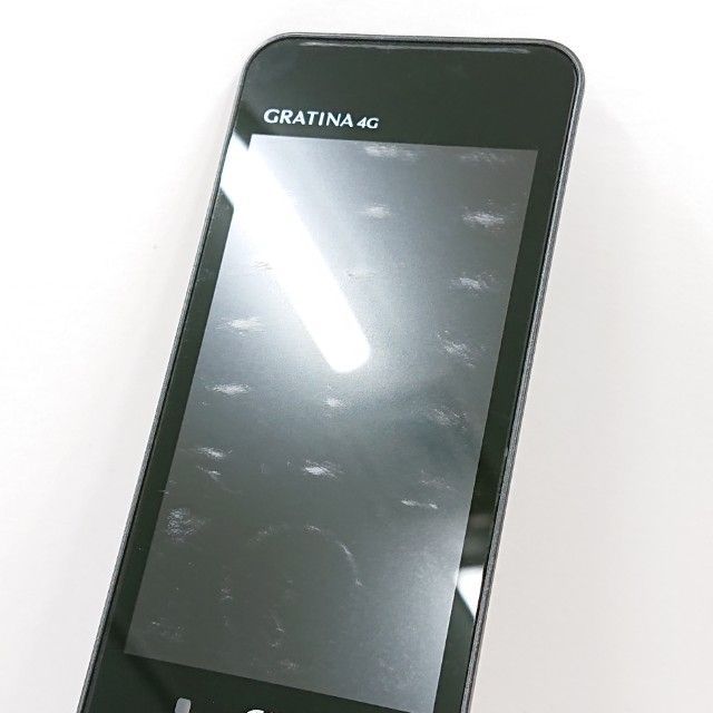 GRATINA 4G カメラレスモデル KYF31 au ブラック 送料無料 本体