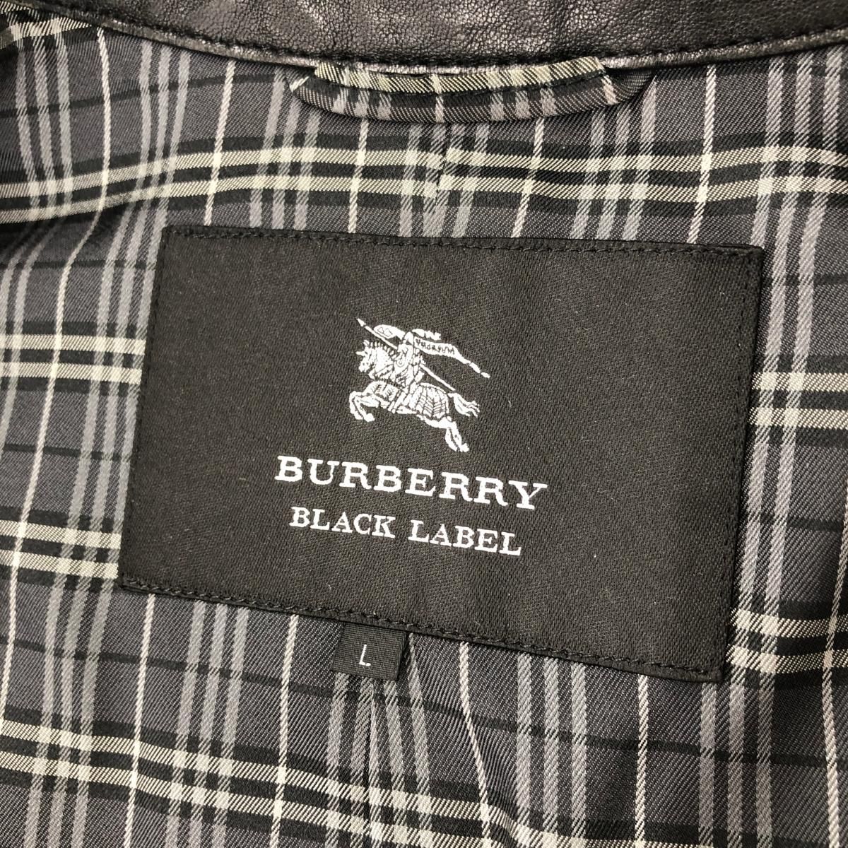BURBERRY BLACK LABEL バーバリーブラックレーベル ダブルライダース