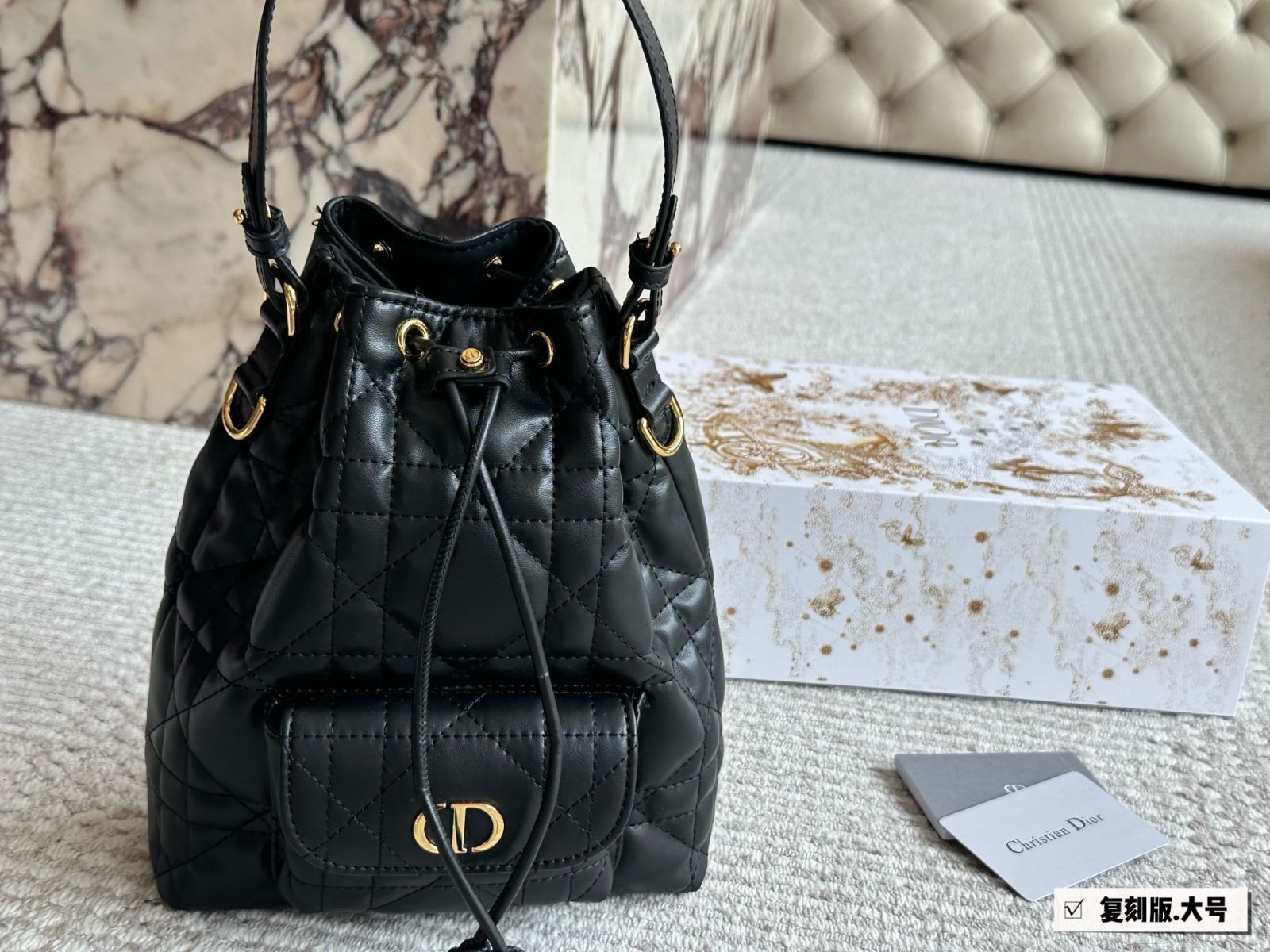 専用Dior♡新品Caroバケットバッグスモール DIOR | Dior Caro バケットバッグ スモール マクロカナージュ