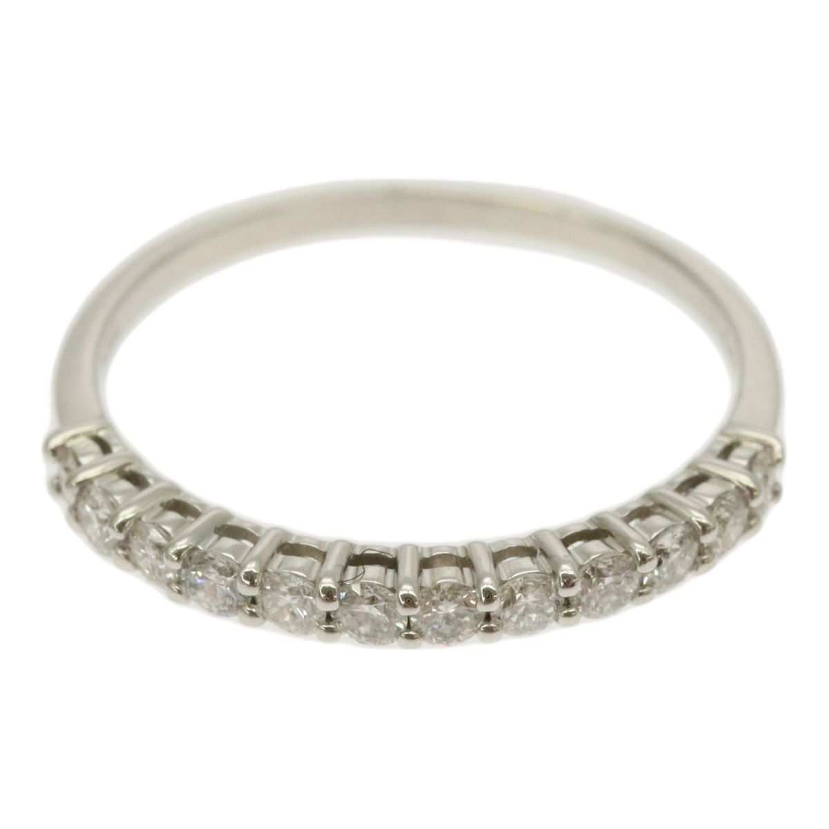 Pt900 プラチナ ダイヤ0.30ct ハーフエタニティ リング 指輪  