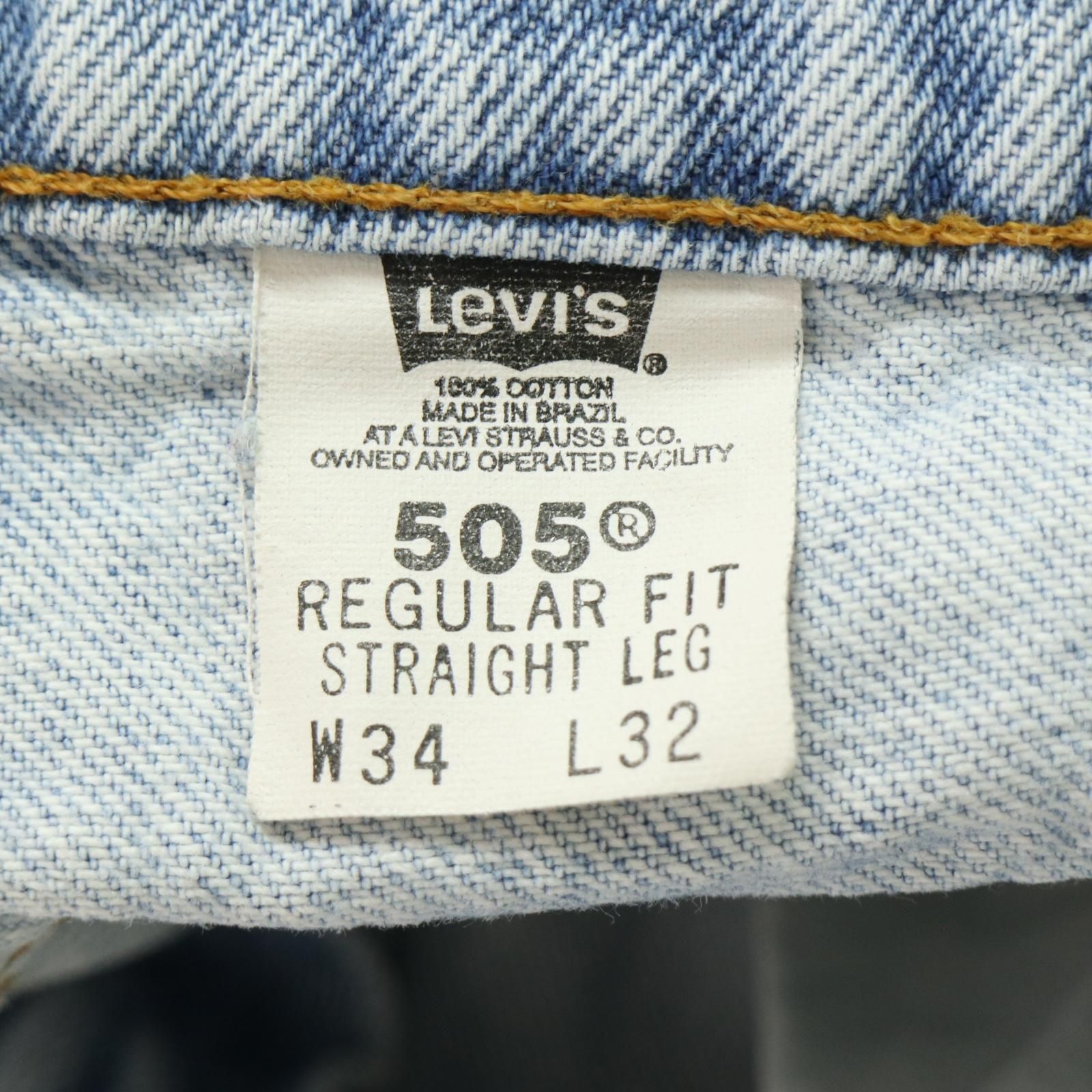デニムパンツ オレンジタブ