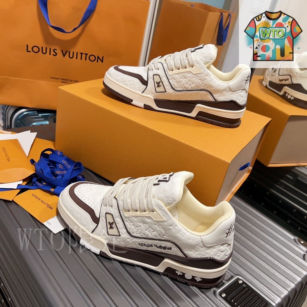 Louis Vuitton LV Trainer スニーカー カジュアルシューズ36-2