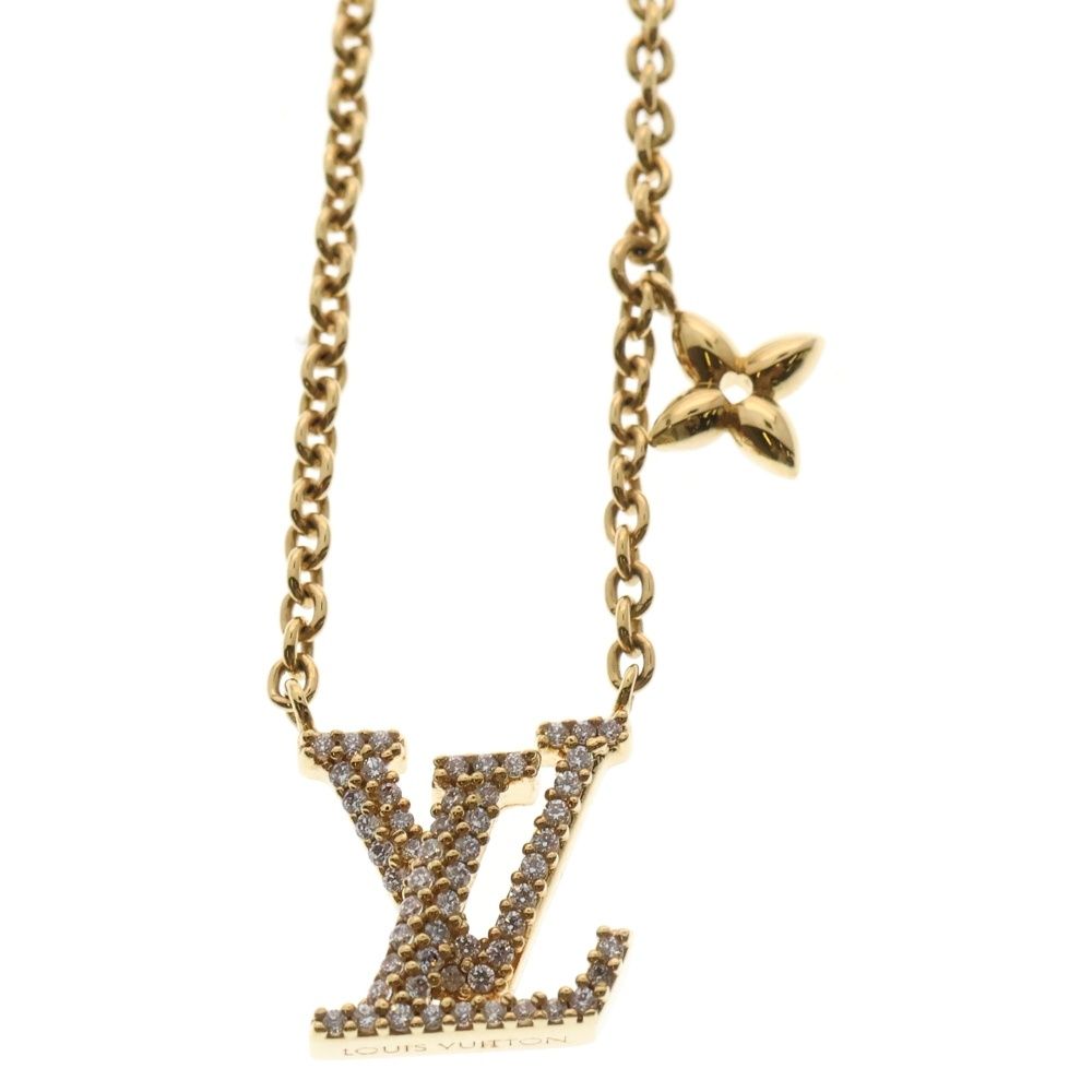 ルイヴィトン M00596 コリエ　LV　アイコニック ネックレス ゴールド LOUIS VUITTON ルイヴィトン ネックレス コリエ・LVアイコニック