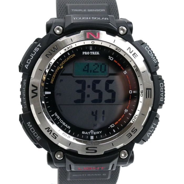 CASIO カシオ PRO TREK クライマーライン 腕時計 ソーラー ブラック PRW-3400-1JF メンズ