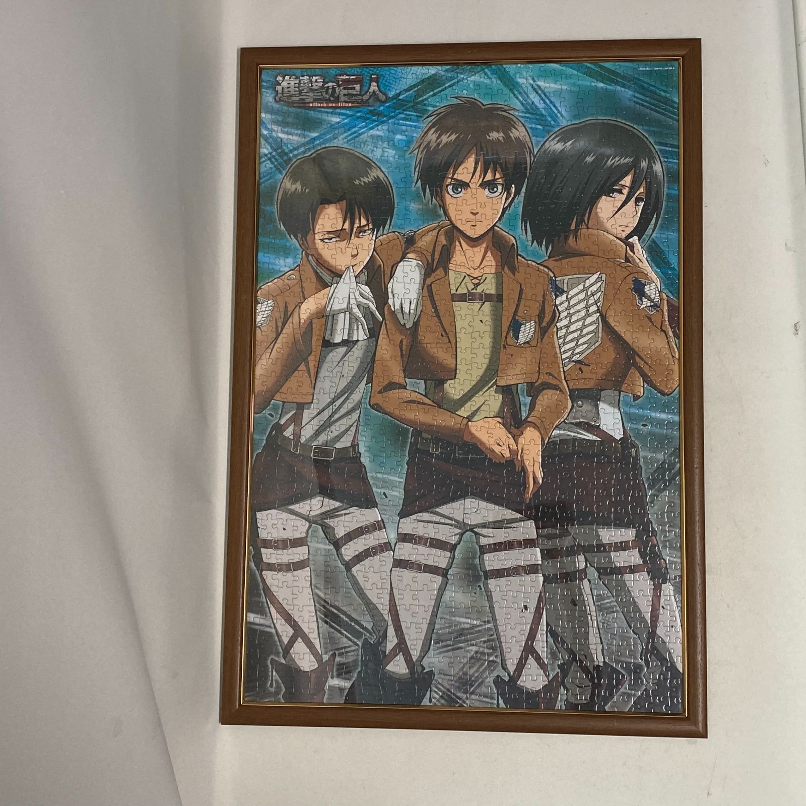 浜館43-1059】 進撃の巨人 パズル 完成品 2個セット 【中古品