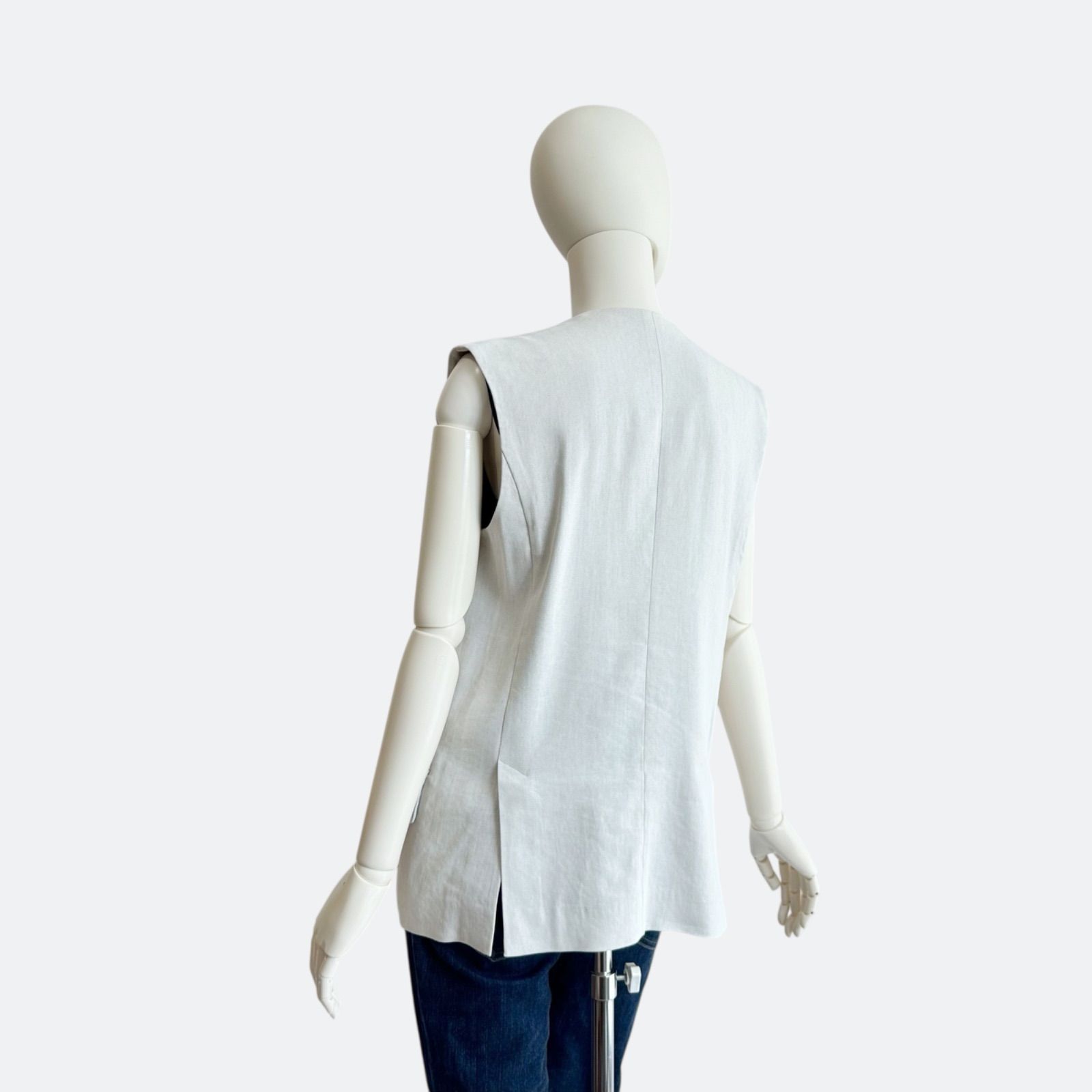 ESTNATION エストネーション リネンダブルベスト レディース ベスト  