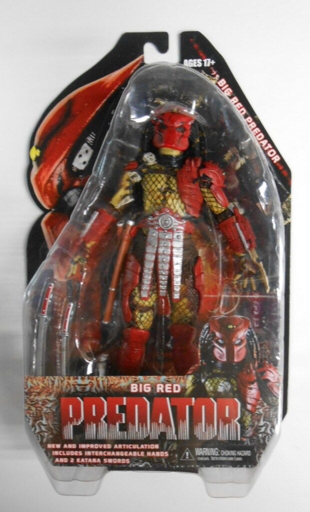 【超特価sale開催!】 NECA PREDATOR SERIES7 BIG RED PREDATOR マスク 7インチ 愛着