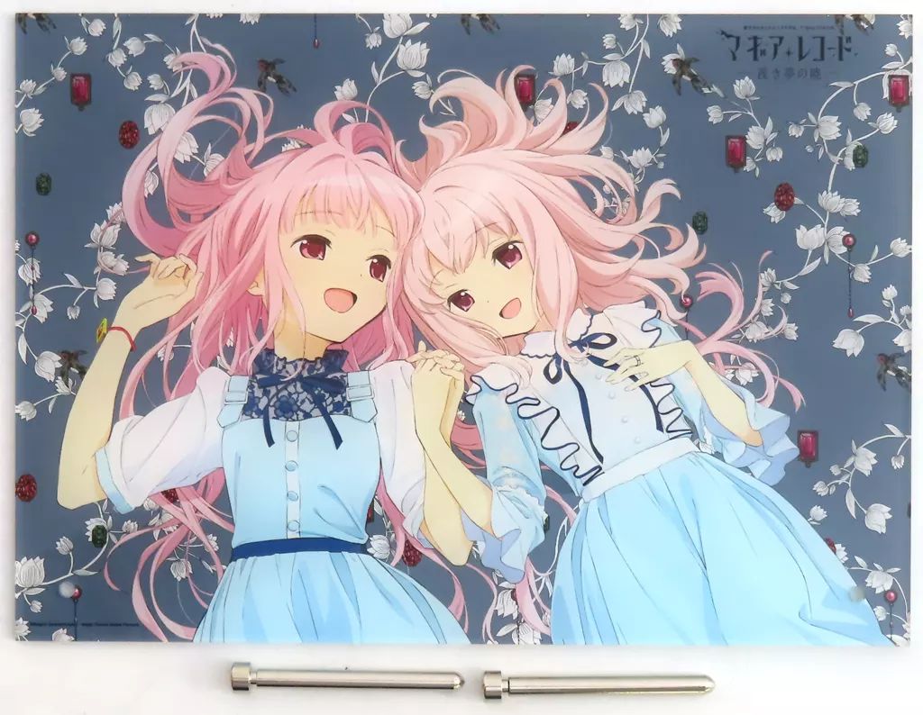 雑貨　環いろは＆環うい 描き下ろしB5サイズアクリルアート 「Blu-ray/DVD マギアレコード 魔法少女まどか☆マギカ外伝 2nd SEASON ＆ Final SEASON」 SHAFT TEN全5連動購入特典 中古】アクリルスタンド・アクリルパネル 環いろは＆環うい 描き