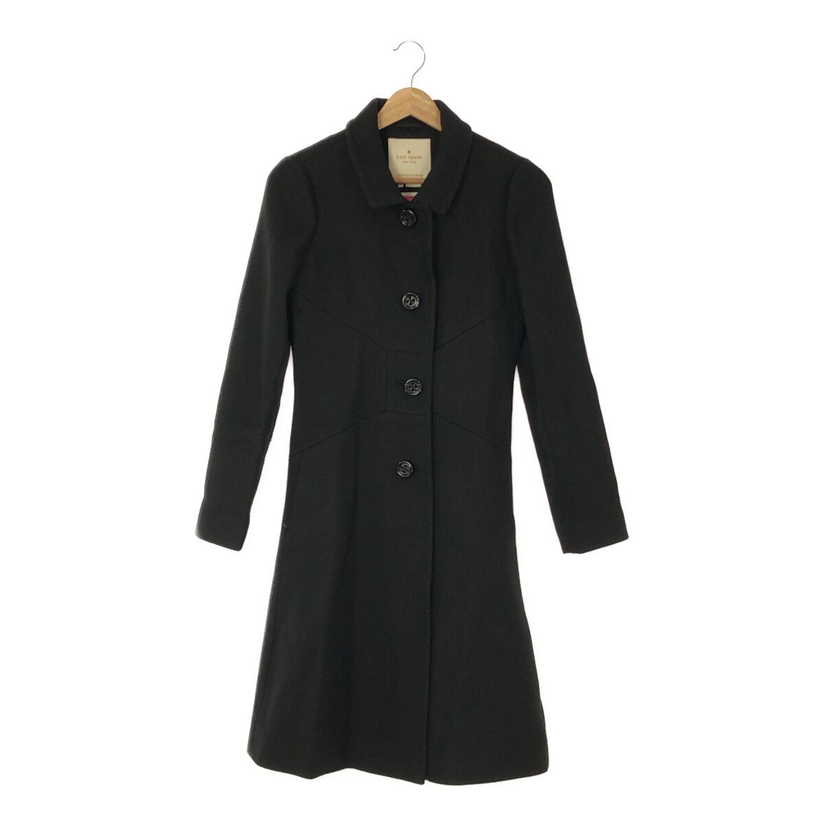 ◇中古品◇Kate Spade ケイトスペード 毛100％ コート ウール 美 