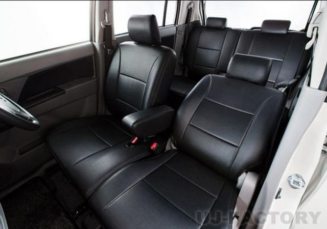 【即納！防水 難燃！】【M-Line/エムライン】 レザーシートカバー  ジムニー　JB23W　XG / XC　H26/8～H30/6 （ブラック・スタンダード・S9909B）　COLIN/コーリン　※代引不可