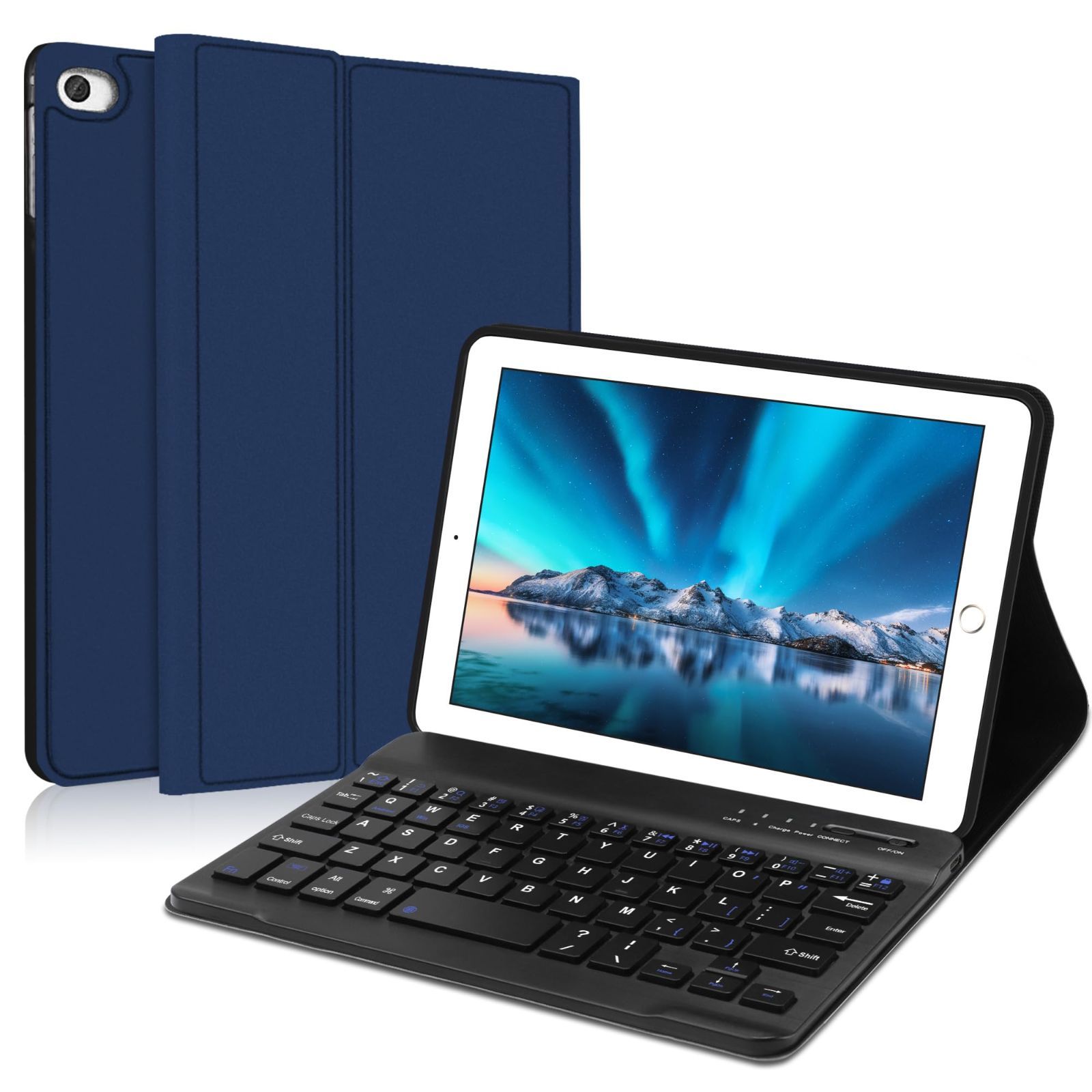 iPad mini5/4/3/2/1 キーボード付きケース 7.9インチ「タッチペン収納 ...