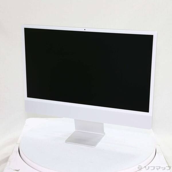 〔中古品〕iMac 24-inch Mid-2021 MGPC3J／A Apple M1 8コアCPU_8コアGPU 8GB SSD256GB シルバー 〔12.7 Monterey〕【258】