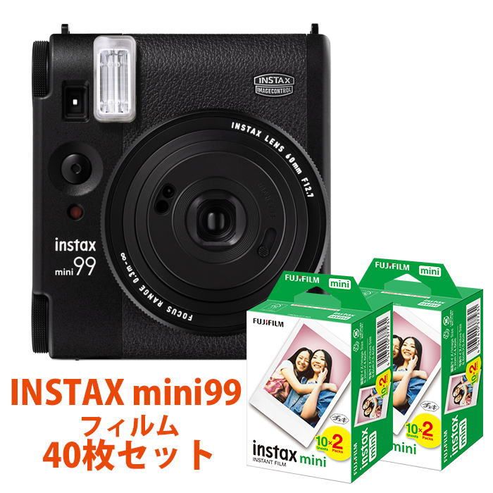 富士フィルム チェキ99 FUJIFILM INSTAX mini99カメラ+フィルム40枚セット