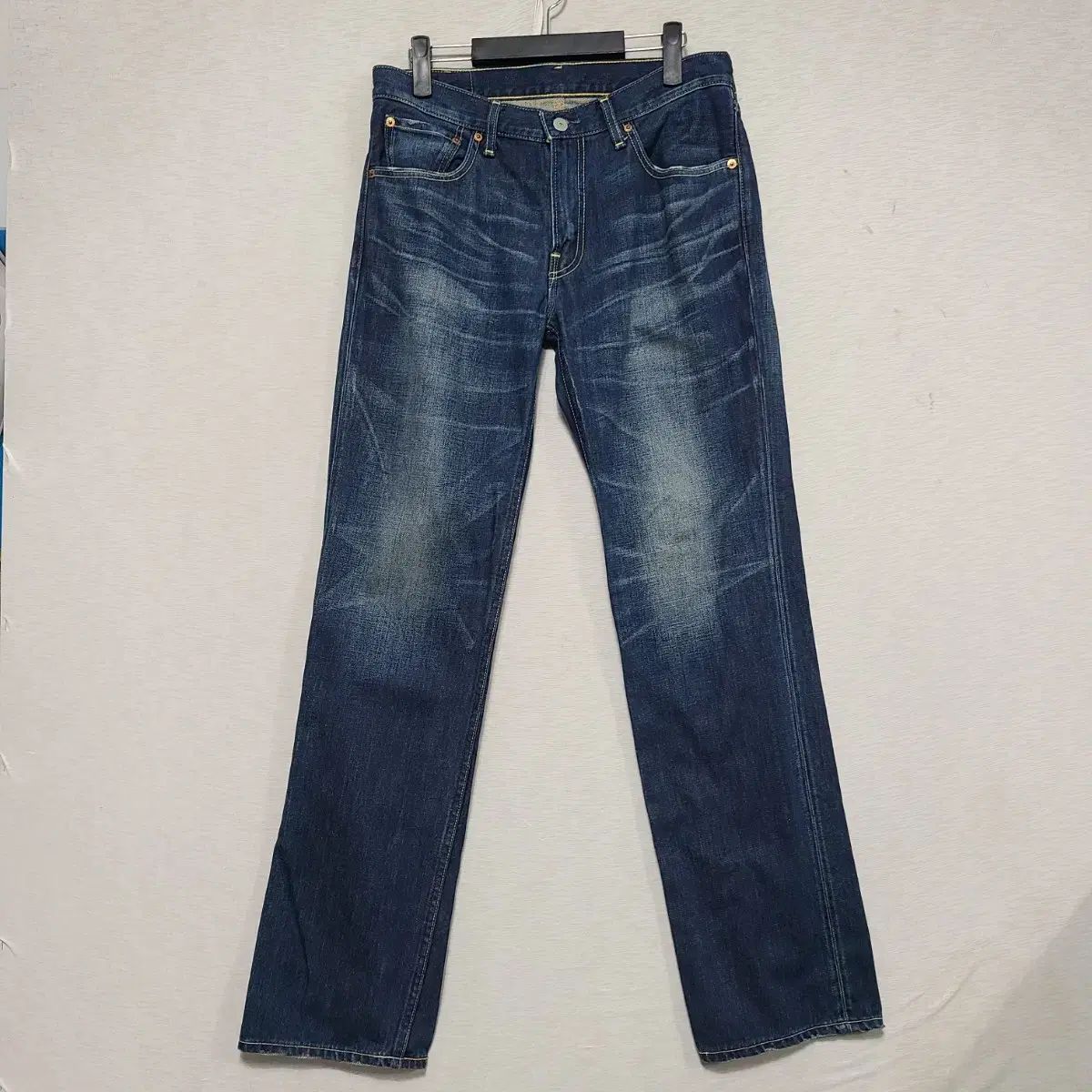 -リーバイス 502 ウォッシング デニム パンツ メンズ 32 インチ 0218