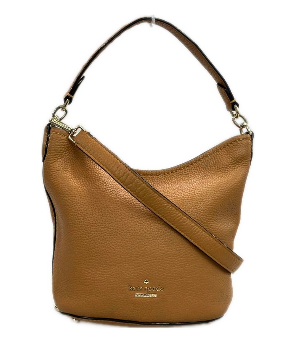 美品　katespade ケイトスペード　レザー2wayショルダーバッグ斜め掛け kate spade NEW YORK ケイトスペード バッグ katespade レザー