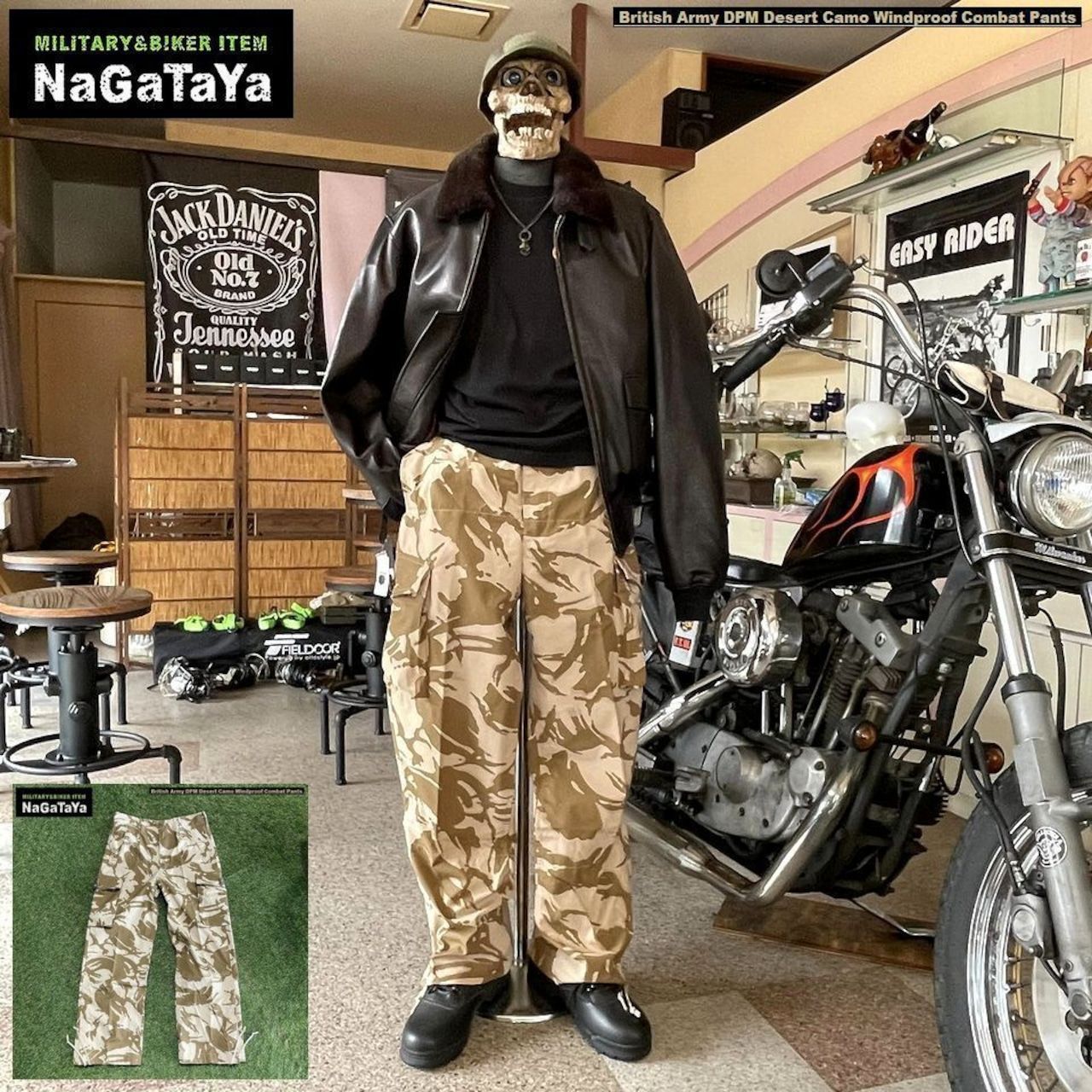 希少 フランス軍 実物 パイロット レザー フライトジャケット 52