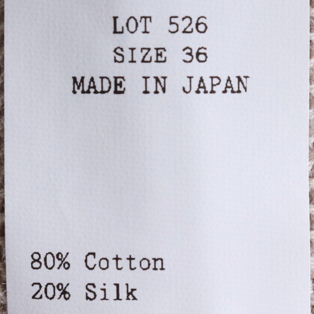 未使用 TAIGA TAKAHASHI C.1960's Polo Knit サイズ36 ベージュ