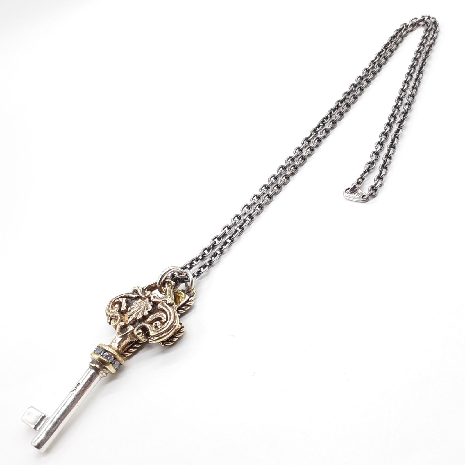 e.m. イーエム BRASS SILVER 925 2005年 クリスマス限定 ネックレス 