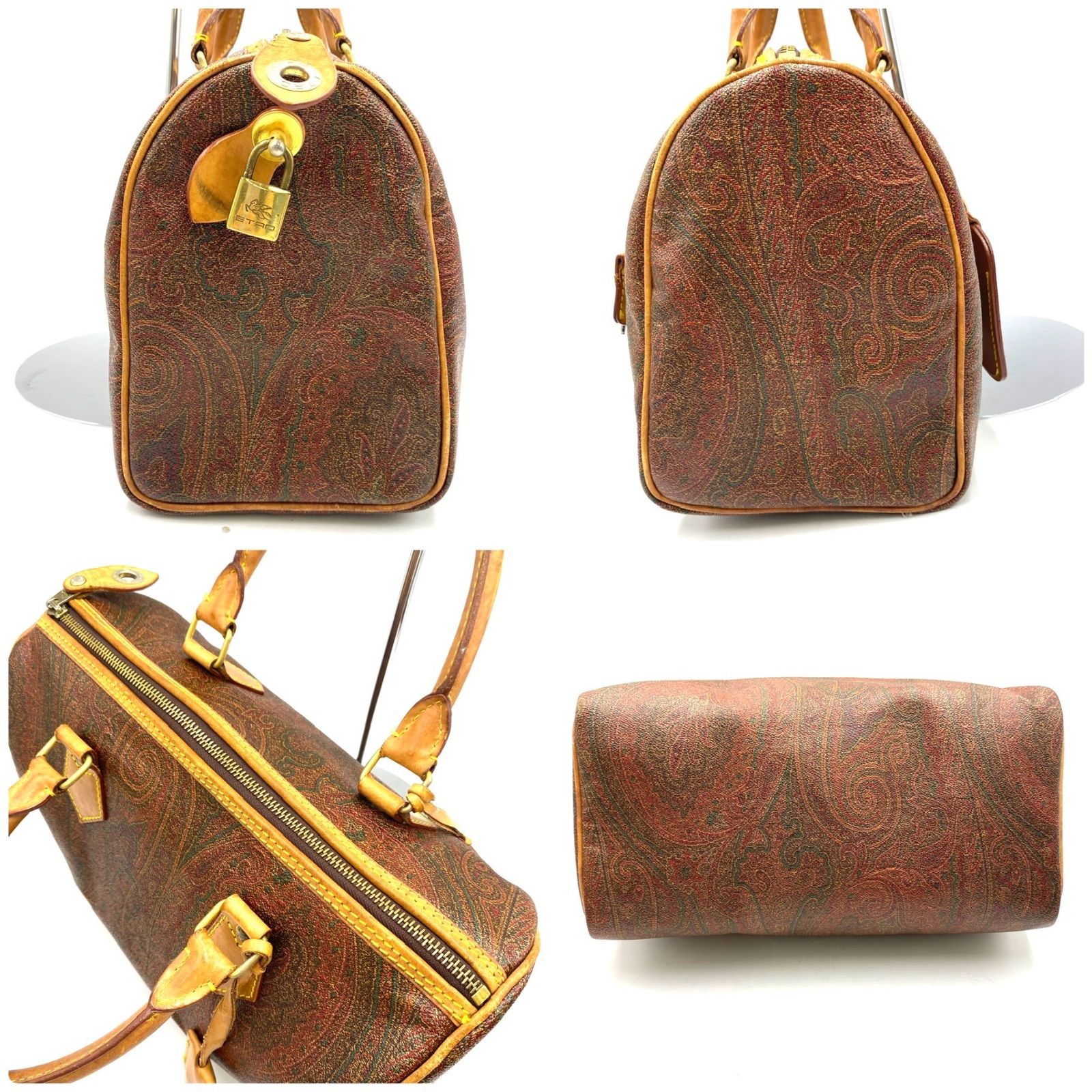 ETRO エトロ ペイズリー 柄 ミニボストンバッグ ハンドバッグ