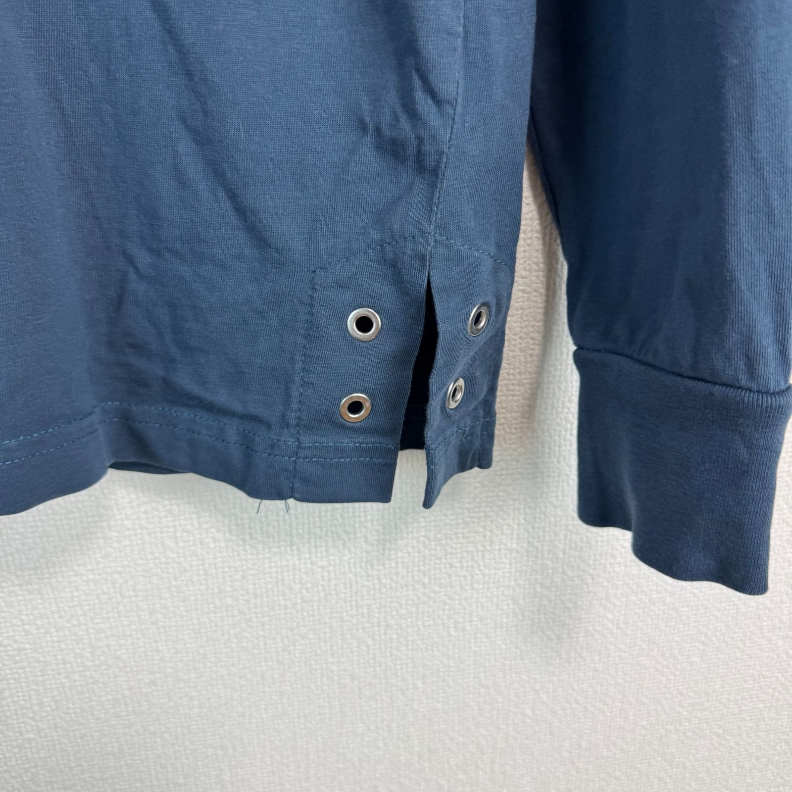 DIESEL ディーゼル 長袖Tシャツ ロンT 胸ポケット ネイビー