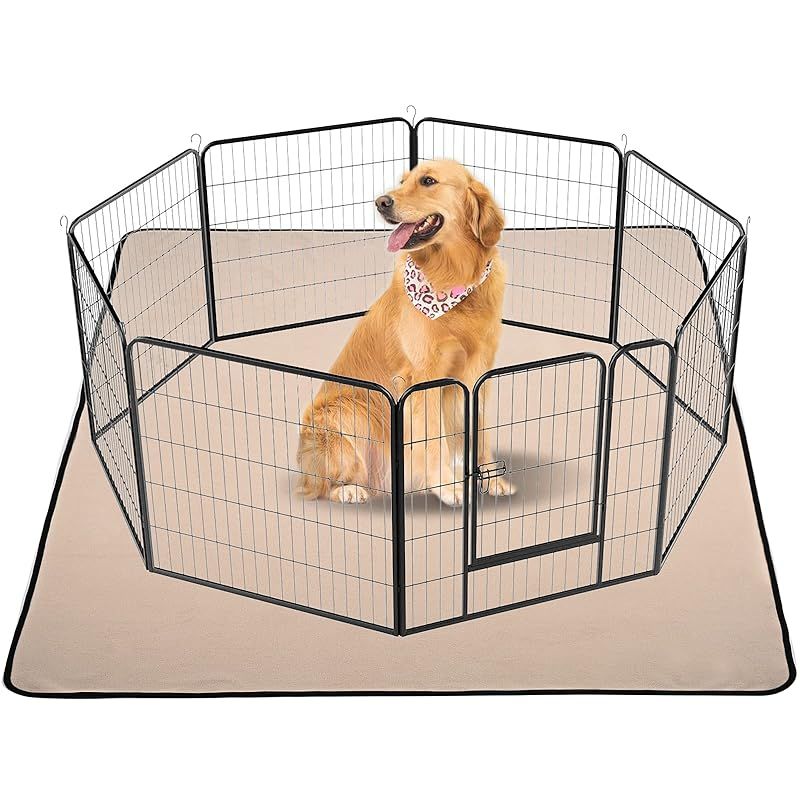 STVICTORY ペットシーツ 洗える 犬 猫 ペット用 おしっこマット 下敷き ペットマット 滑り止め 防水 速乾 消臭 子犬/シニア犬の介護シーツ 繰り返し使用可能 多頭飼い 大判サイズ （ベージュ 90x