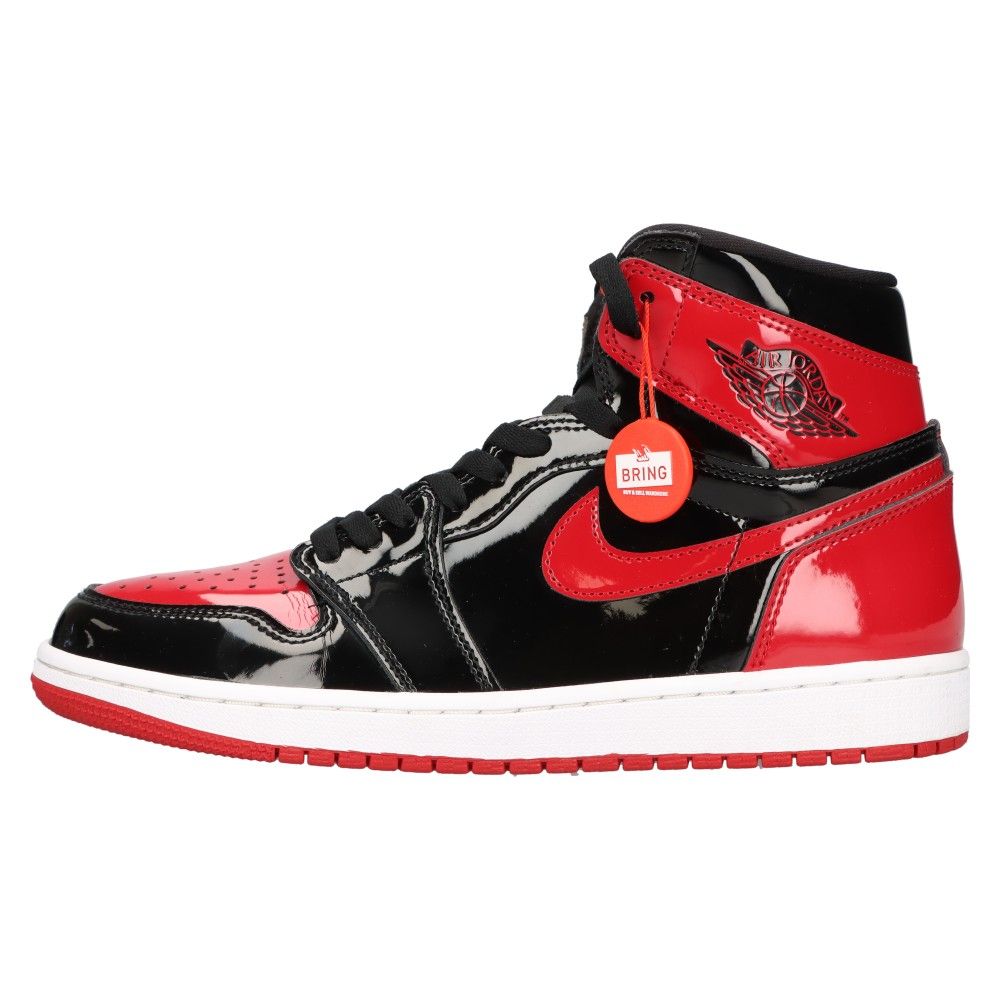 NIKE (ナイキ) AIR JORDAN 1 RETRO HIGH OG BRED PATENT エア ...