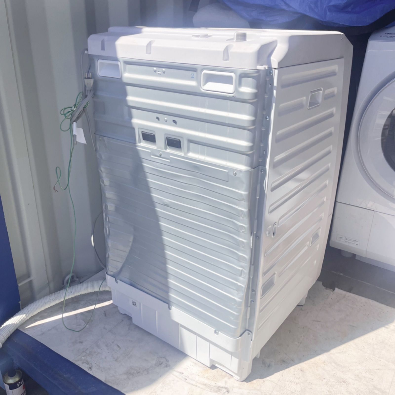 送料無料！※ジャンク品 日立ホワイトドラム式洗濯機 BD-STX110GL