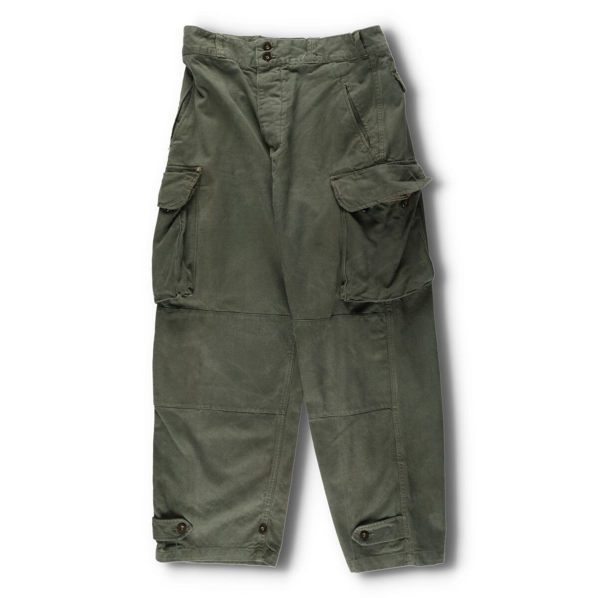 古着 グッドコンディション 50年代 フランス軍実品 M-47 前期型 ミリタリー カーゴパンツ 92M メンズw36 ヴィンテージ/eva001032