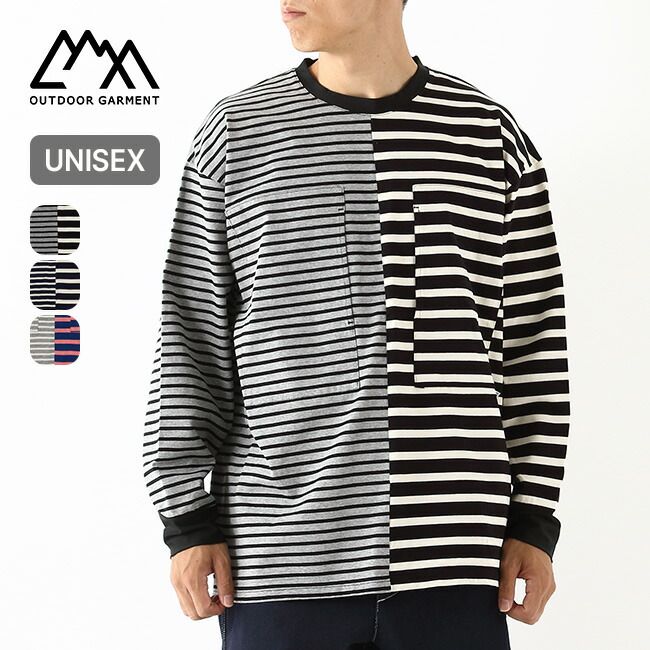 CMF OUTDOOR GARMENT ストライプ 長袖カットソー 新品】CMF OUTDOOR GARMENT コムフィアウトドアガーメント