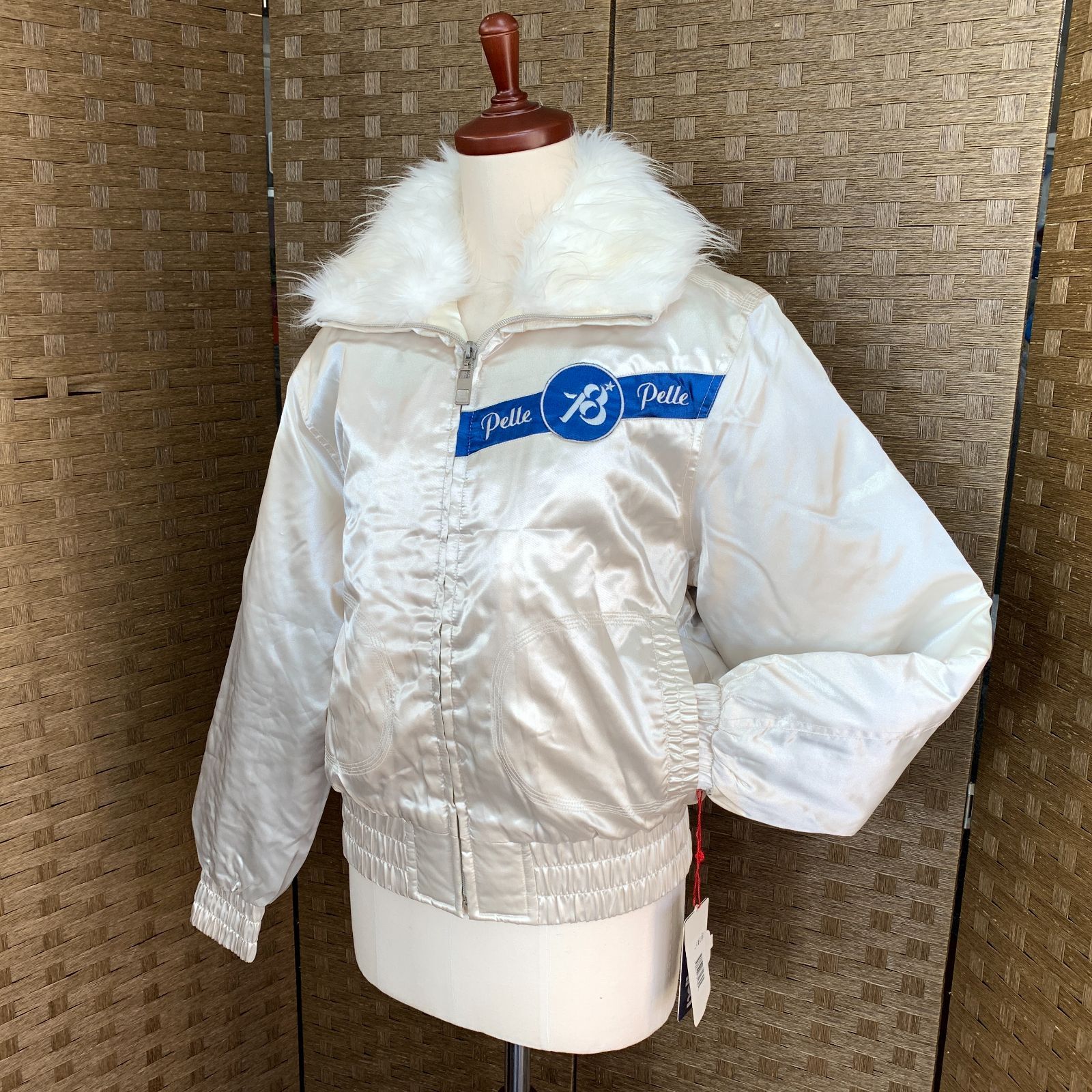 f001 ペレペレ ファー ブルゾン ジャケット H 2. 未使用 pellepelle 