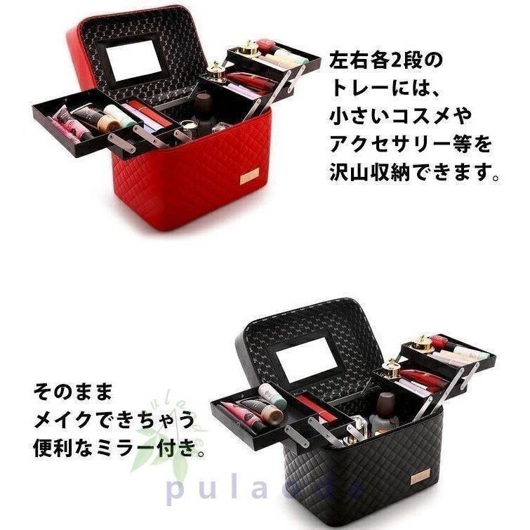 ポイント 10倍／メイクボックス ライト付き メイクボックス 鏡付き