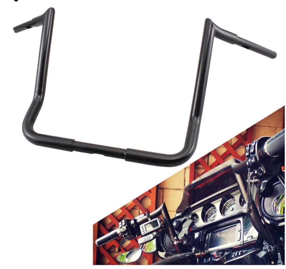 ハーレー ツーリング用 14インチ バーガーモンキー ハンドルバー ストリートグライド FLHX FLHXS ウルトラ FLHTK エレクトラグライド FLHTCUTG 2014〜2025対応 カスタムパーツ