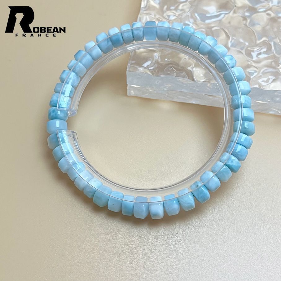 逸品 EU製 定価6万円☆ROBEAN・ドミニカ共和国産のラリマー