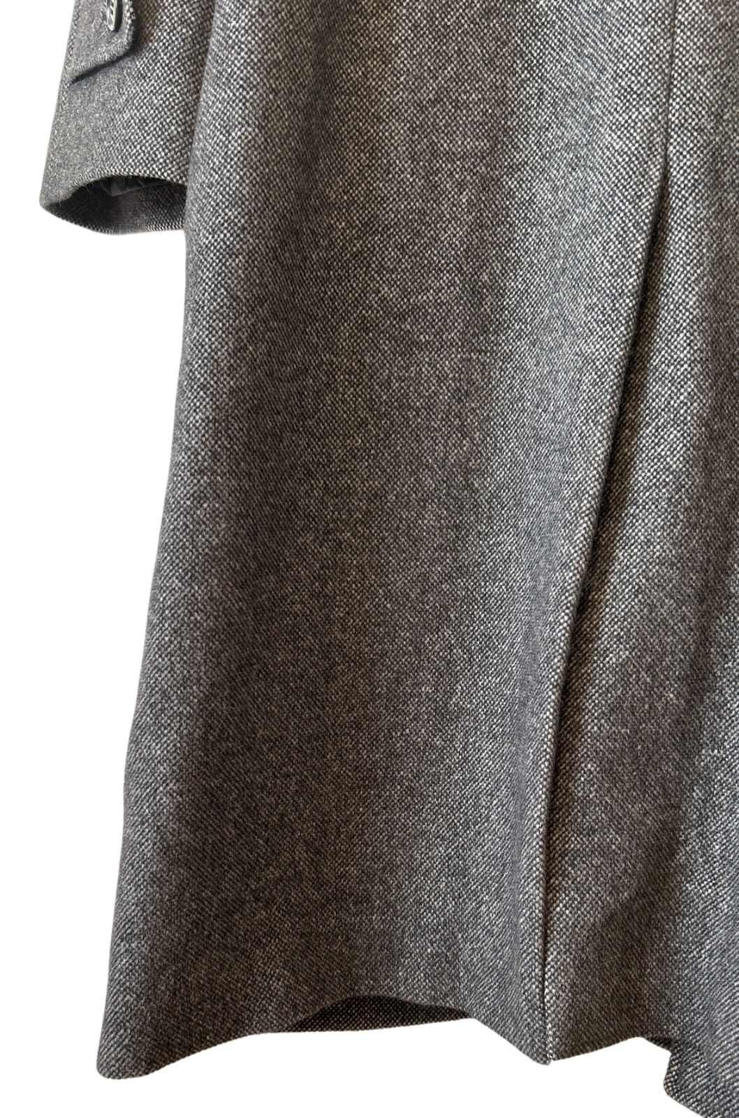 稀少 HARDY AMIES ツイード ロングコート Mサイズ グレー 稀少 HARDY AMIES ツイード ロングコート Mサイズ グレー レディース