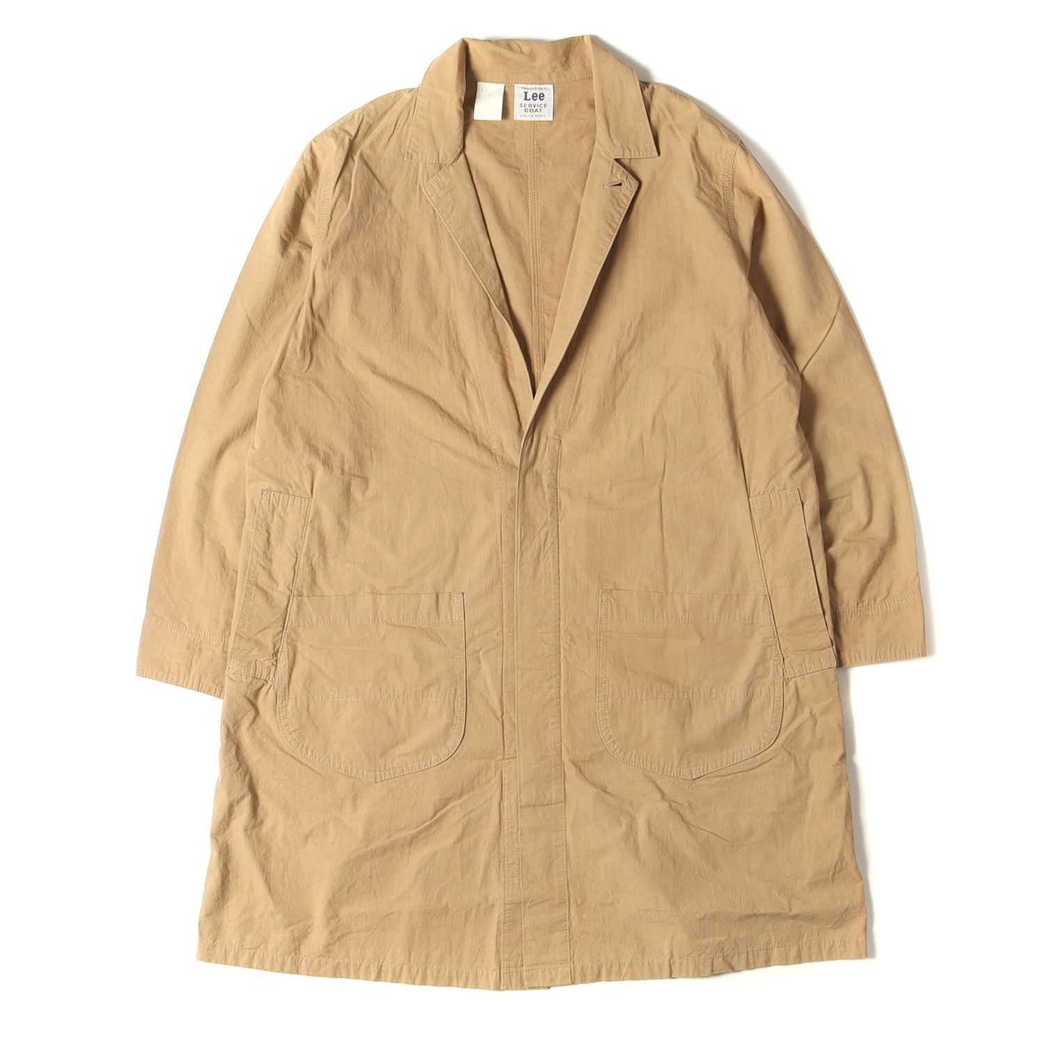 N.HOOLYWOOD エヌハリウッド コート サイズ:38 Lee リー コットン サービスコート SERVICE COAT ベージュ アウター ジャケット ブルゾン 上着 コラボ【メンズ】