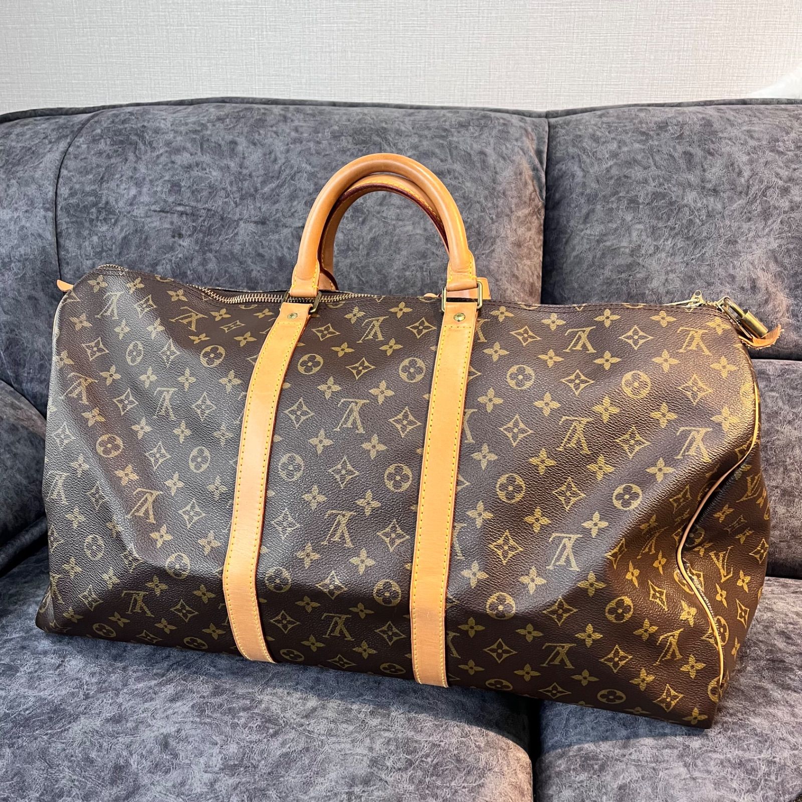 LOUIS VUITTON M41424 ルイヴィトン モノグラム キーポル55 ボストンバック 旅行用バック