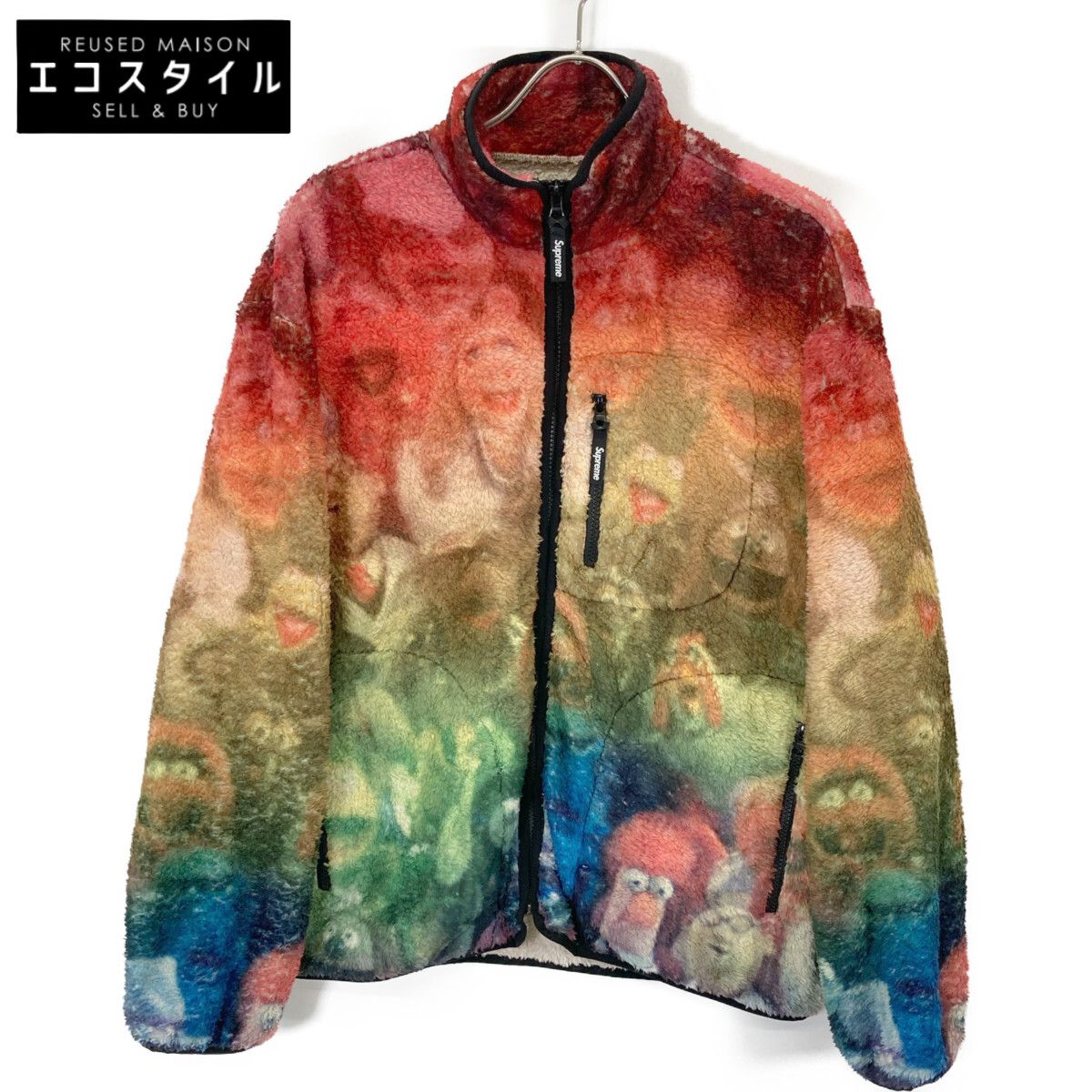Supreme シュプリーム 24SS ﾏﾙﾁｶﾗｰ ﾏﾍﾟｯﾂ ﾌﾘｰｽｼﾞｬｹｯﾄ M