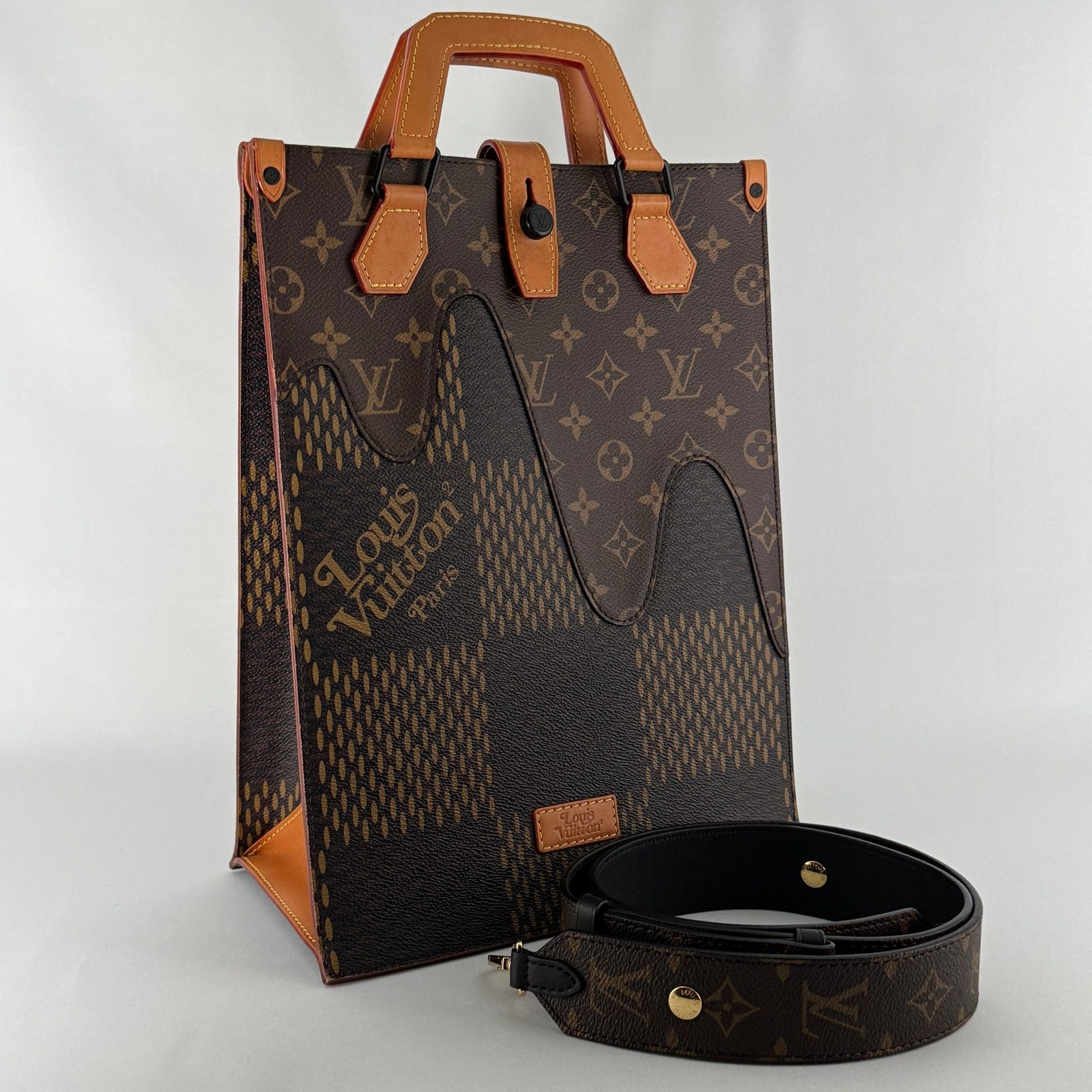 LOUIS VUITTON ルイヴィトン NIGOコラボ 限定モデル N40355 2wayトート ...