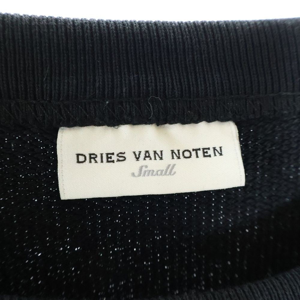 dries van noten スウェット Buy Dries Van Noten men black asymmetrical zipper sweater