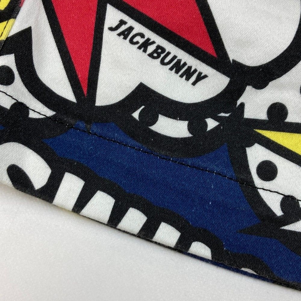 新品】ジャックバニー JACK BUNNY スカート 総柄 ホワイト系 1 ゴルフ