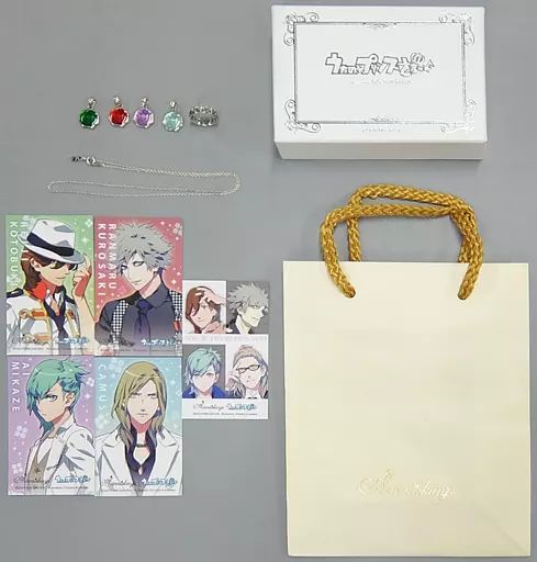 銀製品・指輪・アクセサリー(キャラクター)　[ショッパー欠品] QUARTETセレクション シルバースタンプチャーム4色セット 「アルテミスクラシック×うたの☆プリンスさまっ♪」 早乙女学園購買部 in 新宿マルイワン2013夏＆通販限定品 中古】銀製品・指輪・アクセサリー(キャラクター) QUARTET