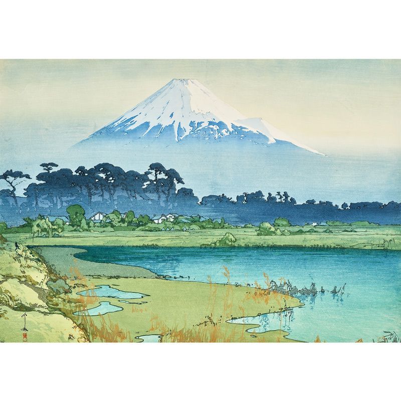 A3サイズ 吉田博 ポスター 富士十景 朝日 アートポスター 日本画 風景