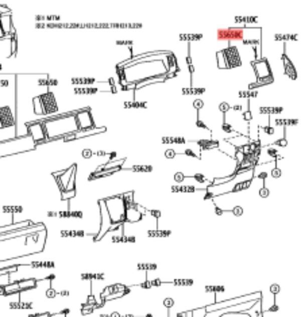☆新品☆ トヨタ純正 TOYOTA ハイエース レジアスエース KDH2##,TRH2