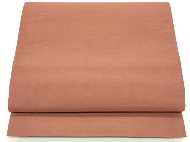 平和屋着物○爪掻き本綴れ 八寸名古屋帯 赤錆色 正絹 逸品