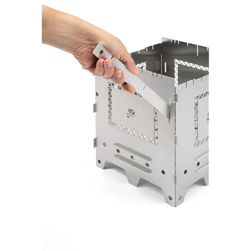 SCREEN STOVE（純チタン製UL焚き火台）♯訳あり品 焚火台 – over north（